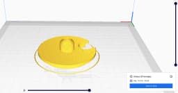 Lid for oil jar 3d model