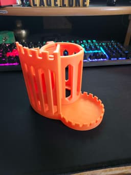 Dice Tower Can Koozie 3d model