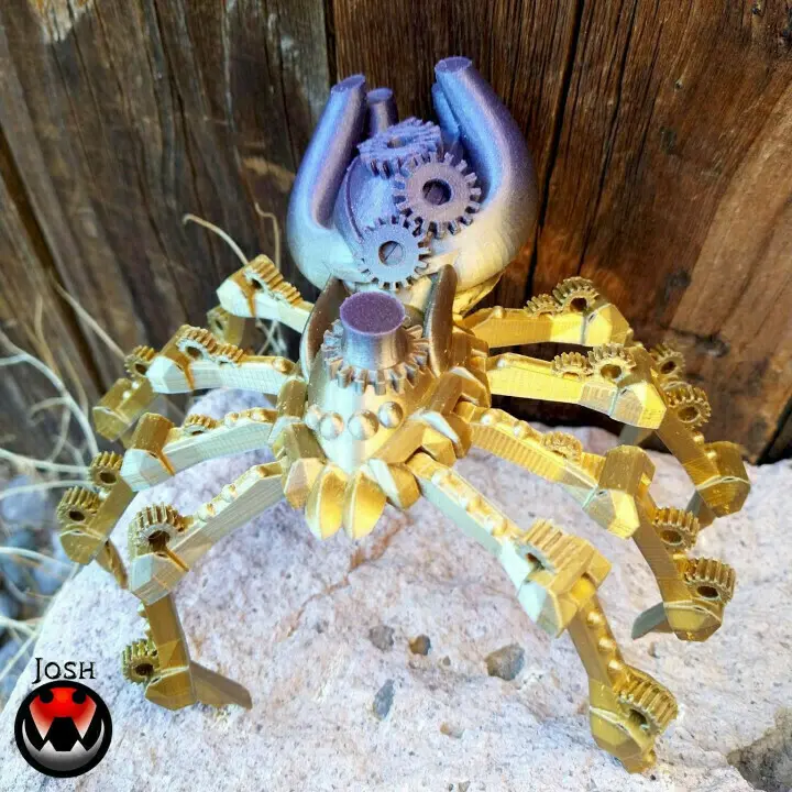 Steampunk Spider 3d model