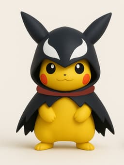 Pika X Venom Hoodie.stl 3d model