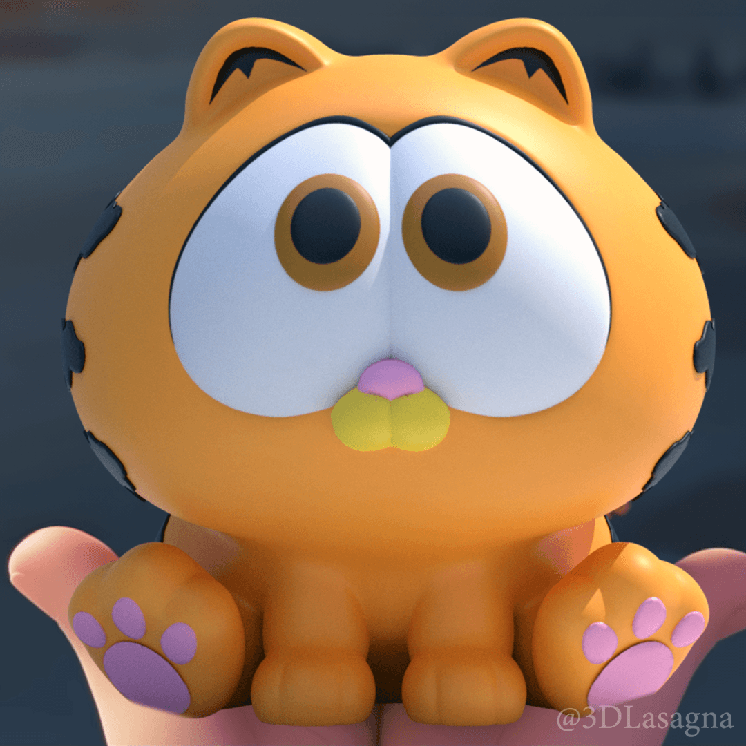 Garfield Model Baby Garfield - 3D model by 3dlasagna on Thangs