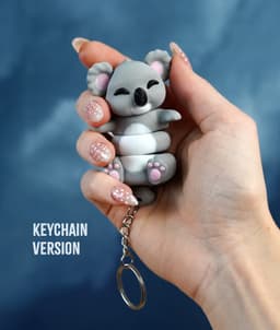 Karl the Flexi Koala - Magnetic Hand-Holding Companion 3d model