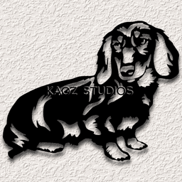 dachshund wall art doxie wall decor weenie dog decoration 3d model