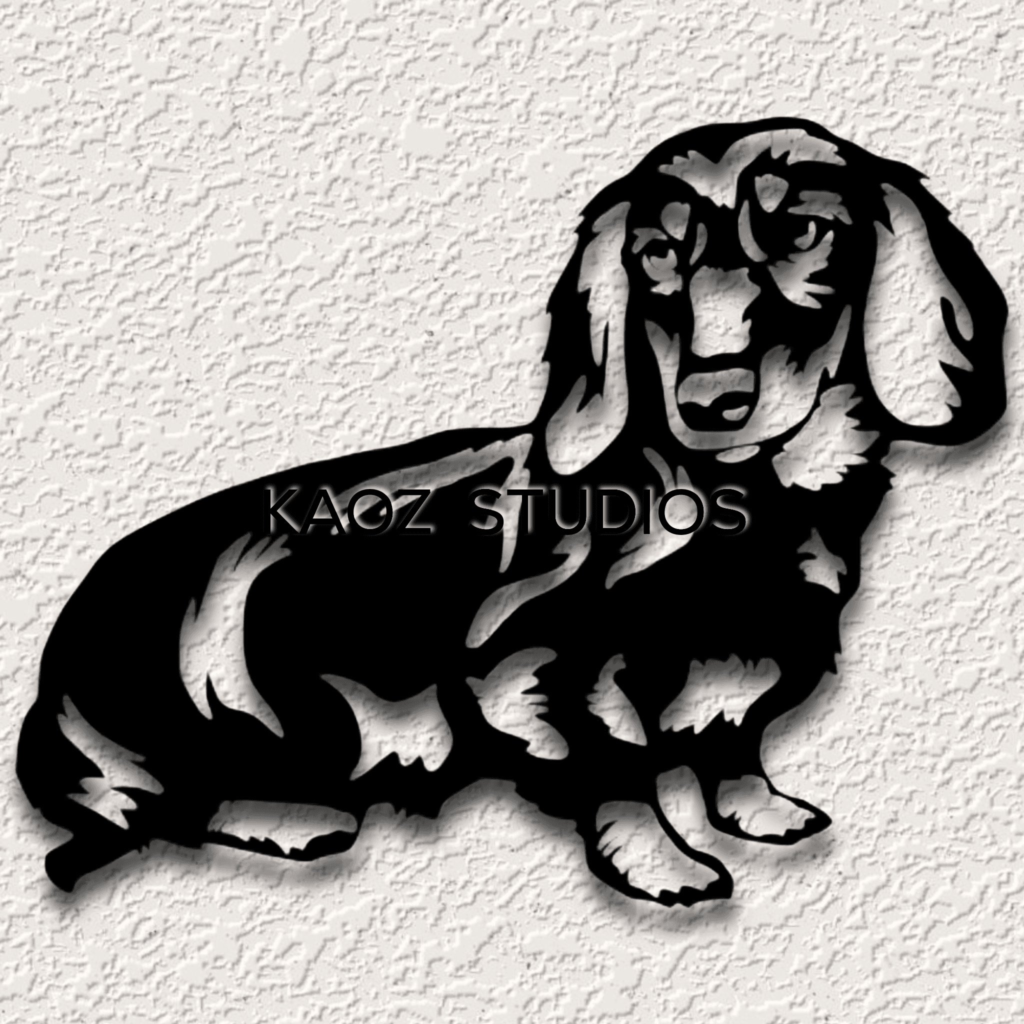 dachshund wall art doxie wall decor weenie dog decoration 3d model