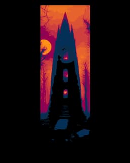 The otherworldly glow of an alien landscape - Set of bookmarks 3d model