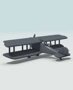 1:144 Halberstadt C.V 3d model