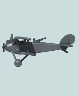 1:144 Halberstadt C.V 3d model