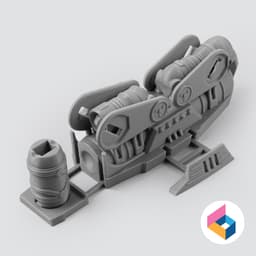 Print-in-place Articulated STARWARS AT-AT Ver2.0 3d model