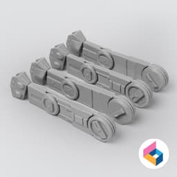 Print-in-place Articulated STARWARS AT-AT Ver2.0 3d model