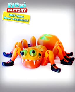 Flexi Factory Spider with 3MF Included! 3d model