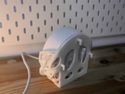 Clock_holder (for IKEA Skadis Pegboard) 3d model