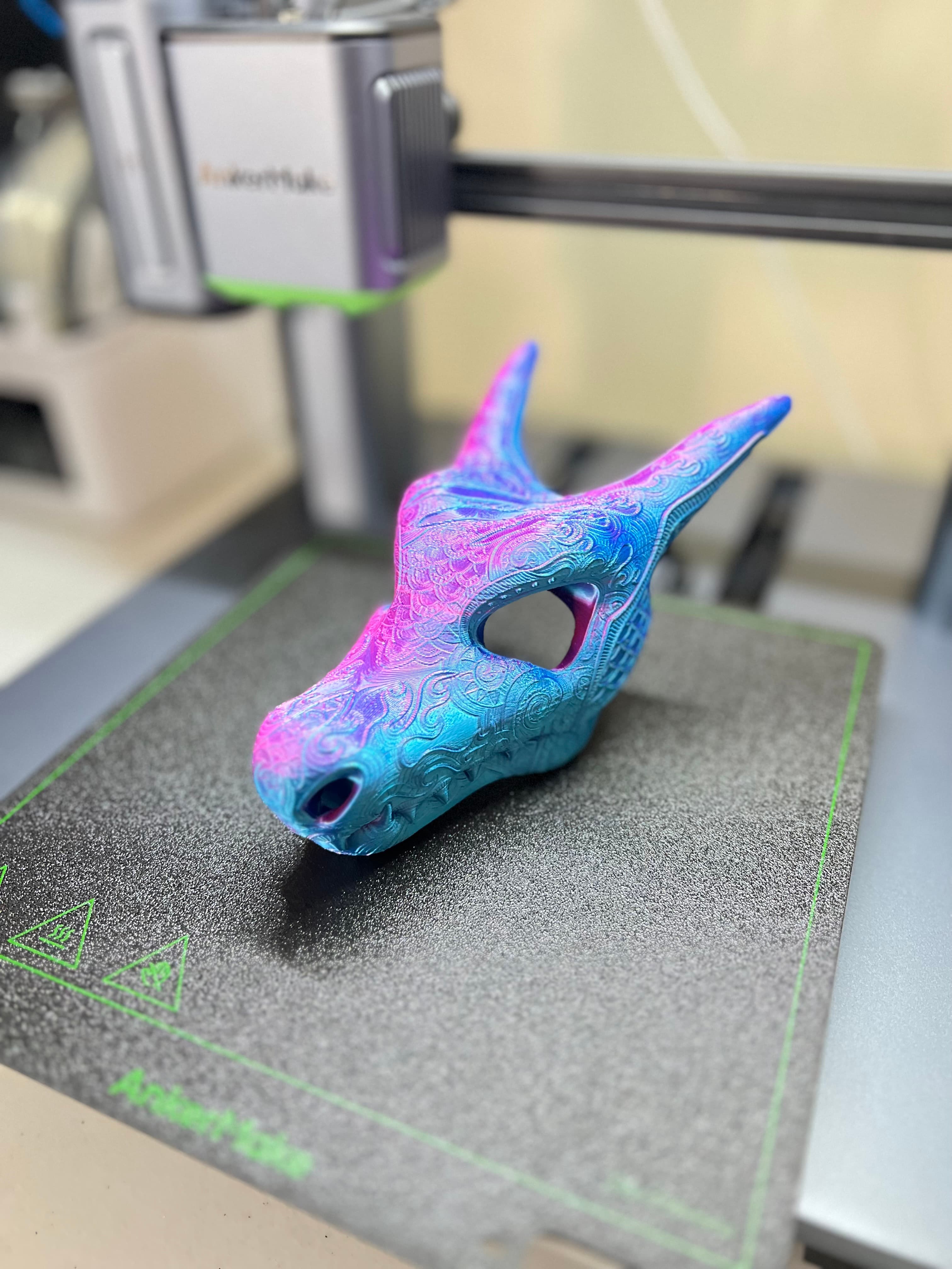 Had to print this and it printed amazingly!! Used supports on build plate. Printed on AnkerMake M5 using Prusa Slicer. Check me out on TikTok @LyteTec