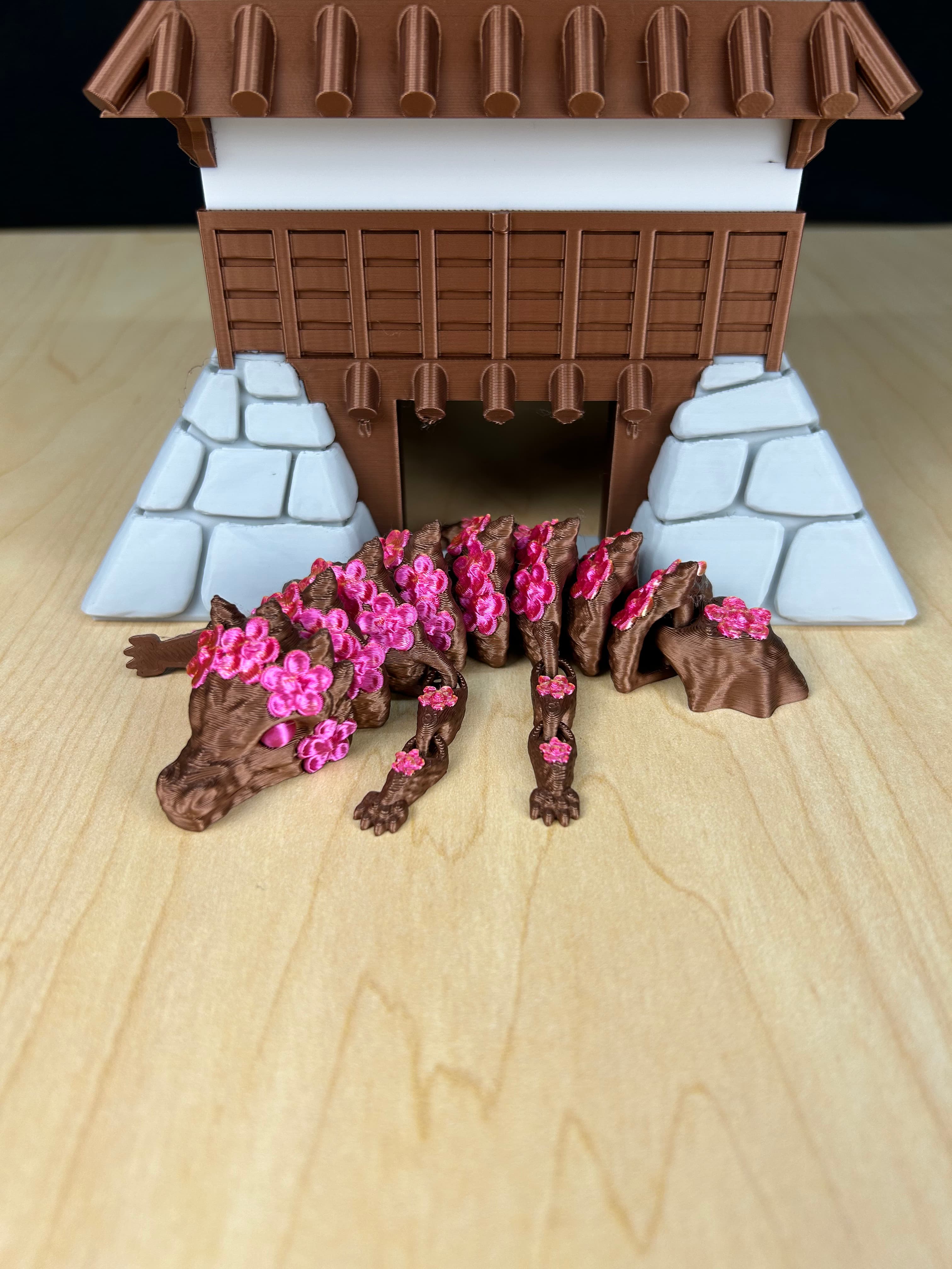 Blossom Dragon Short 3d model
