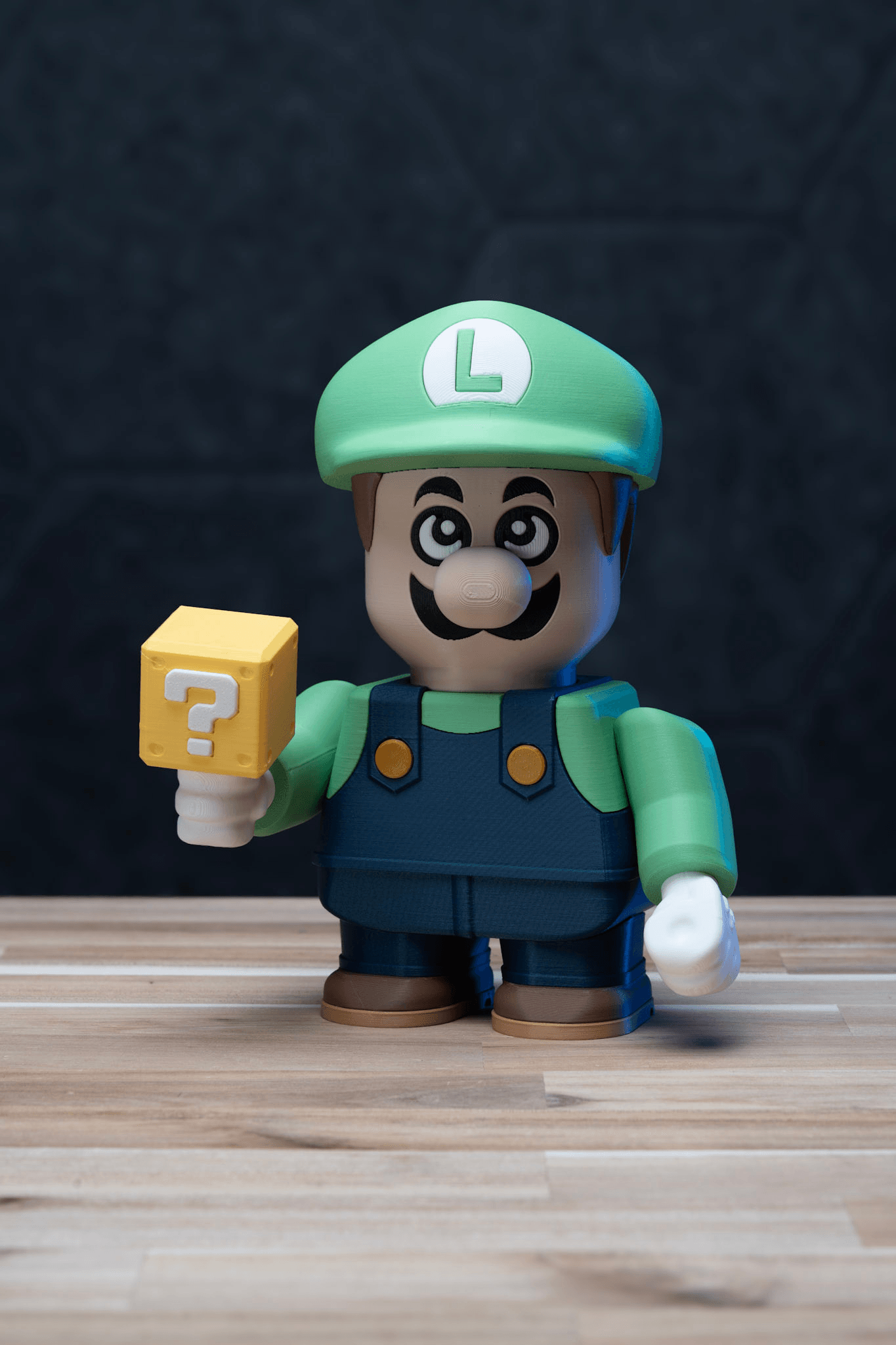 Chunky Luigi - FREE Super Mario Bros Kit | No Supports, No AMS, No Glue 3d model