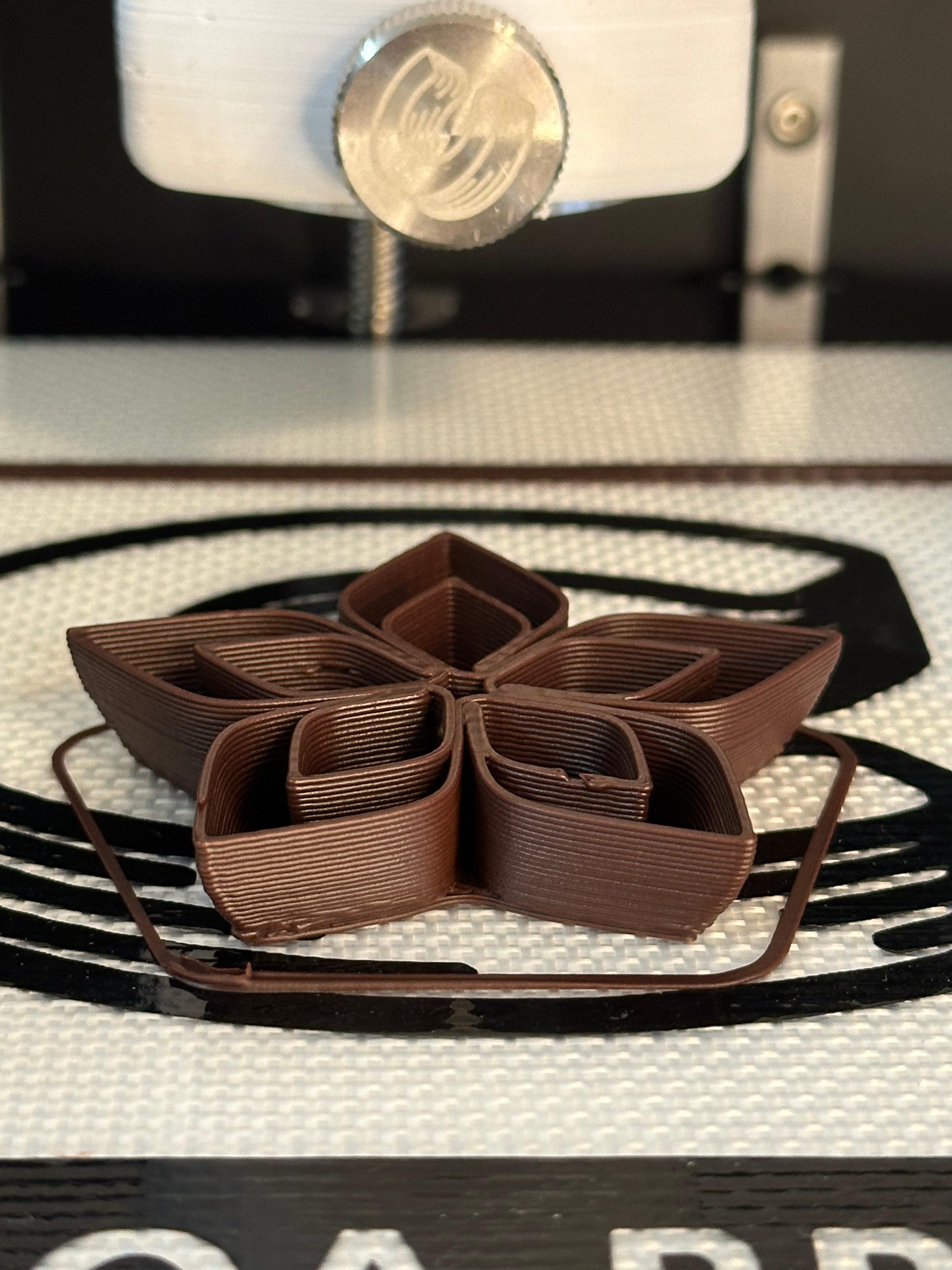 Chocolate Flowers 3d model