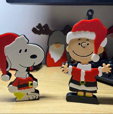 CHRISTMAS CHARLIE BROWN AND SNOOPY 3d model