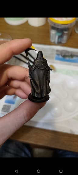 Death statue 3d model