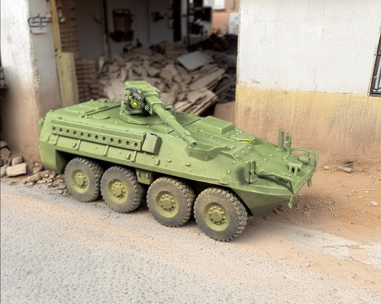 M1128 Stryker MGS 3D Print Digital Model 3d model