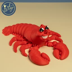 Articulated Lobster 3d model