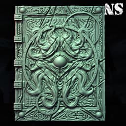 Necronomicon - Life size - Pocket size - Pendant 3d model