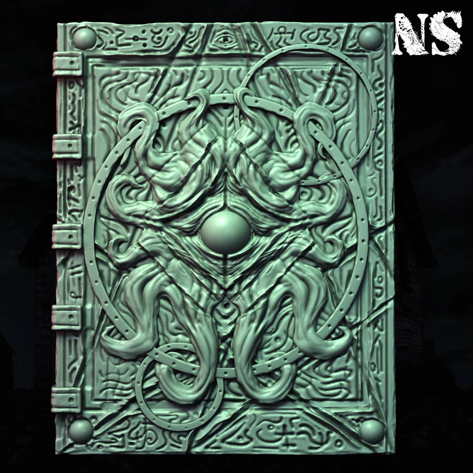 Necronomicon - Life size - Pocket size - Pendant 3d model