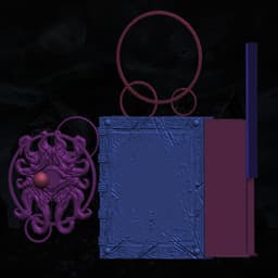 Necronomicon - Life size - Pocket size - Pendant 3d model
