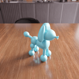 Balloon Puppy Dog Figure - Pop Art Decorative Figure 3d model