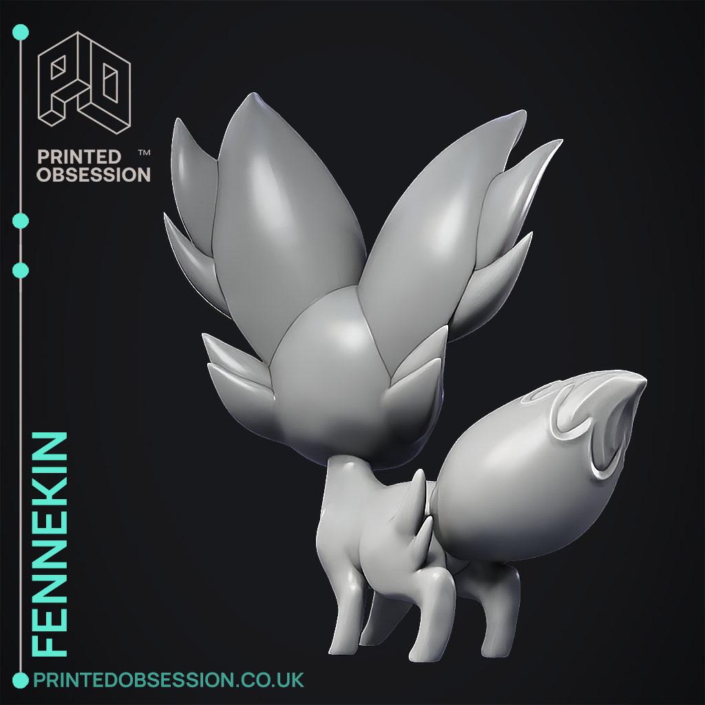 Fennekin - Pokemon - Fan Art 3d model