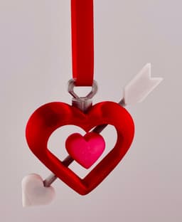 Heart Tag/Keychain Assortment 3d model