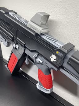 Helldivers 2 SMG 32 Reprimand Machine Gun Rifle Replica Prop Cosplay 3D print printable 3d model