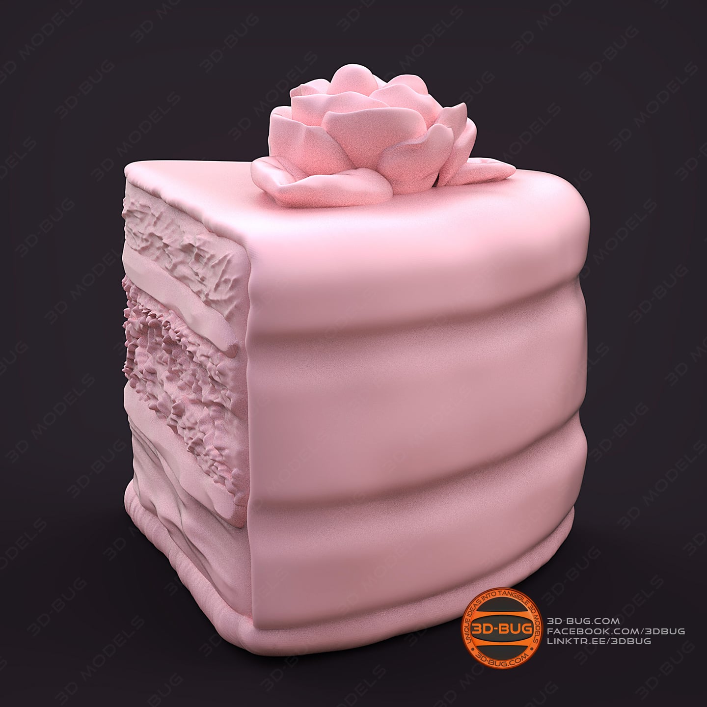 Piece of cake 1 3d model