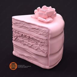 Piece of cake 1 3d model