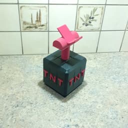 TNT-Thrills: Game changing controller display with a Secret battery organizer 3d model