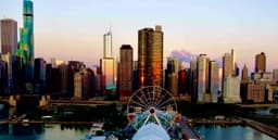 Chicago - Navy Pier - HueForge PostCard 3d model