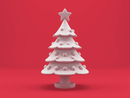 Cute Christmas Tree – Holiday Decoration (Stylized Xmas Model) 3d model