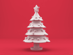 Cute Christmas Tree – Holiday Decoration (Stylized Xmas Model) 3d model