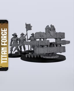 Siege Weapon Scorpion - With Free Dragon - 5e DnD Inspired for RPG and Wargamers 3d model