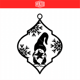 Christmas Elf Ornament STL 3d model