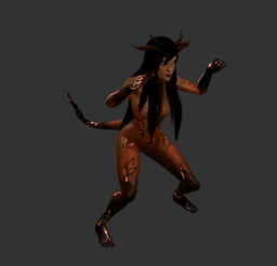 Xana Demon Woman 3d model