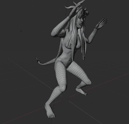 Xana Demon Woman 3d model