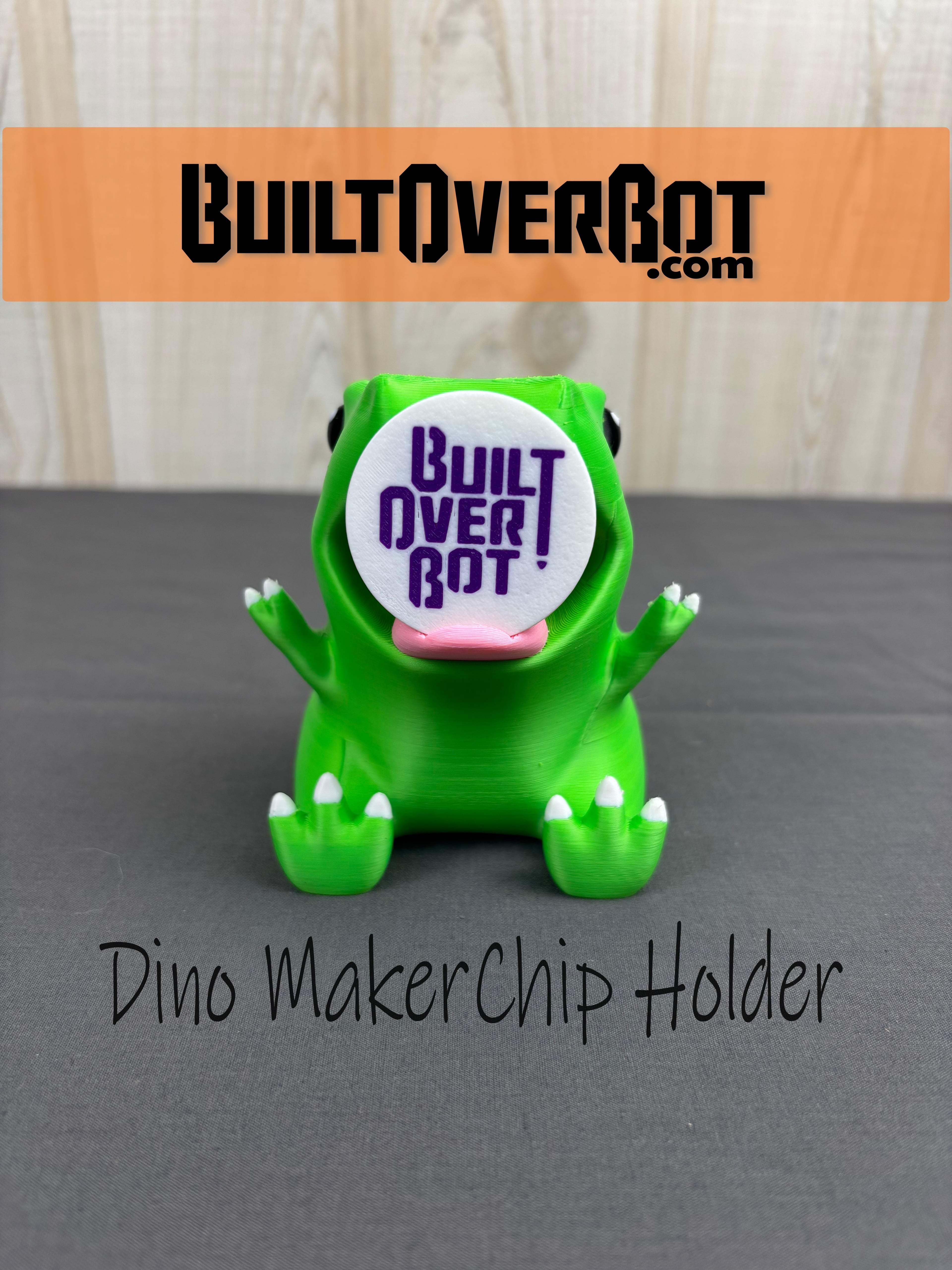 Dino MakerChip Holder 3d model