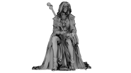Dustbound Seer Sculpture 3d model