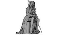 Dustbound Seer Sculpture 3d model