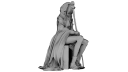 Dustbound Seer Sculpture 3d model