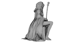 Dustbound Seer Sculpture 3d model