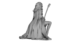 Dustbound Seer Sculpture 3d model