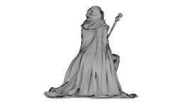 Dustbound Seer Sculpture 3d model