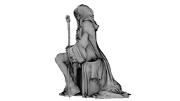 Dustbound Seer Sculpture 3d model