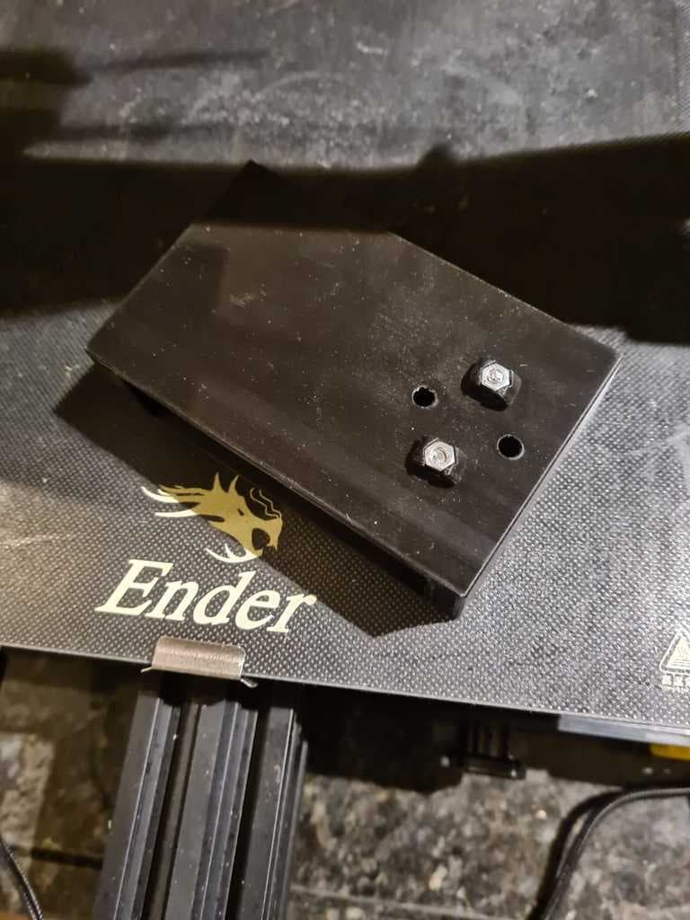 Simple snap-in holder for Creality wifi box 3d model