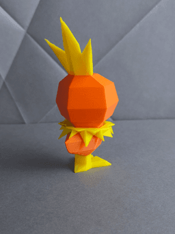 Torchic Low Poly Pokemon 3d model